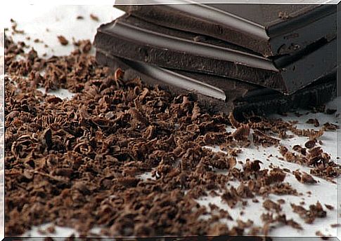 dark chocolate healing food