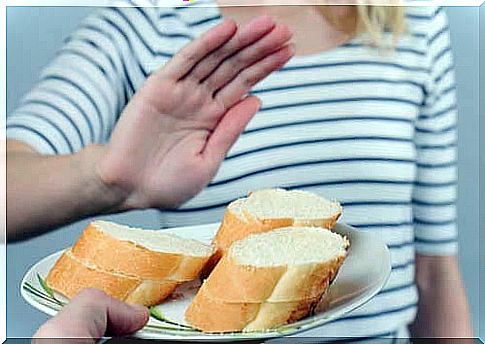 Woman refuses bread