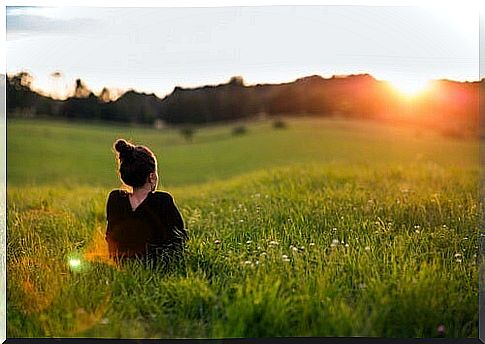 Girl in the meadow