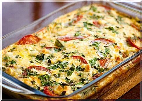 Tomato and courgette gratin to recharge your batteries