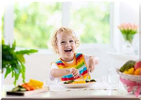 Healthy diet for children from 1 to 3 years