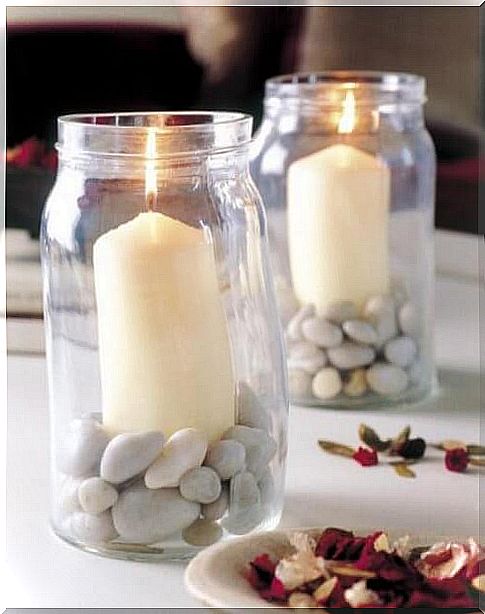 Candles ideas for centerpieces