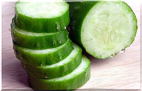 Cucumber mask