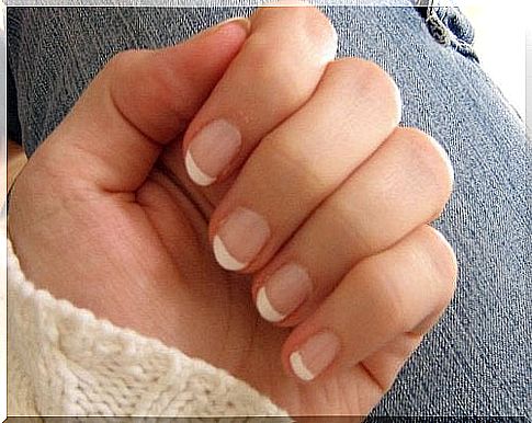 hand with perfect manicure