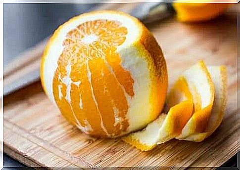 Orange without peel