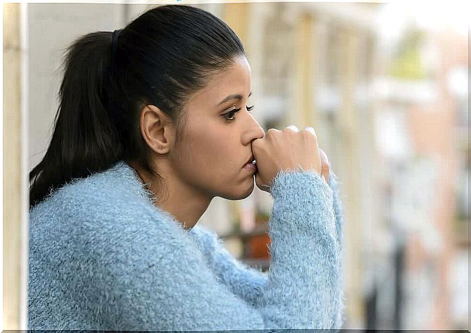 Thoughtful girl