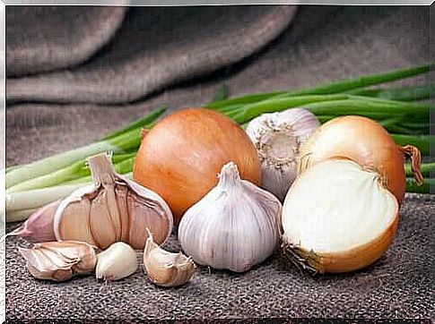 Onion and garlic