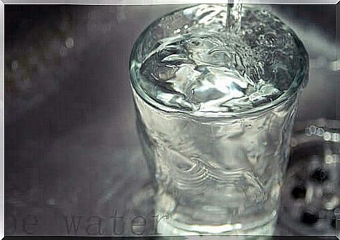 Glass with water